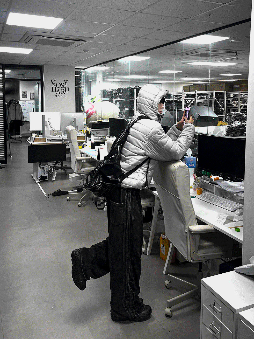 Tech Multi-Zipper Hooded Lightweight Padding