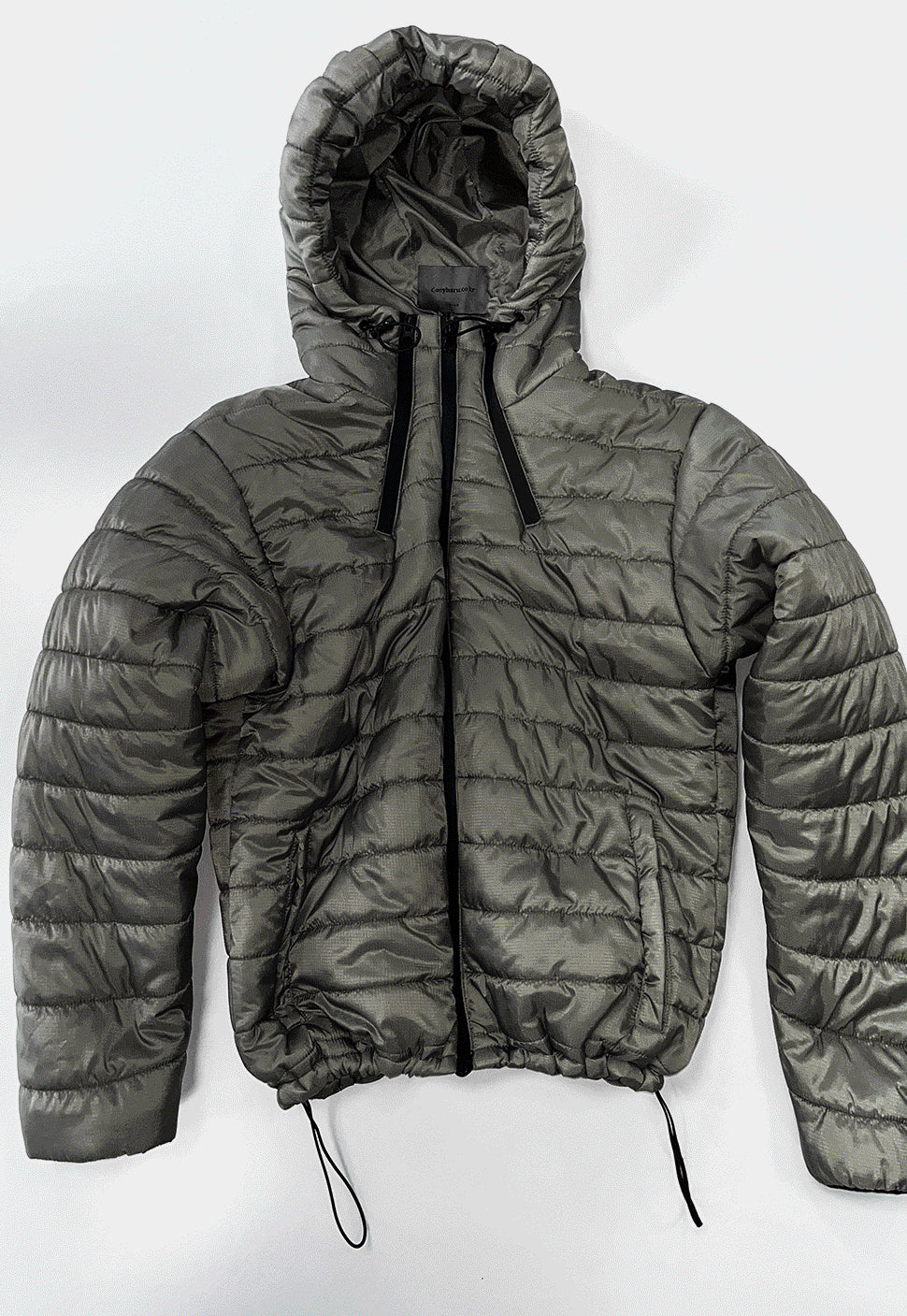 Tech Multi-Zipper Hooded Lightweight Padding