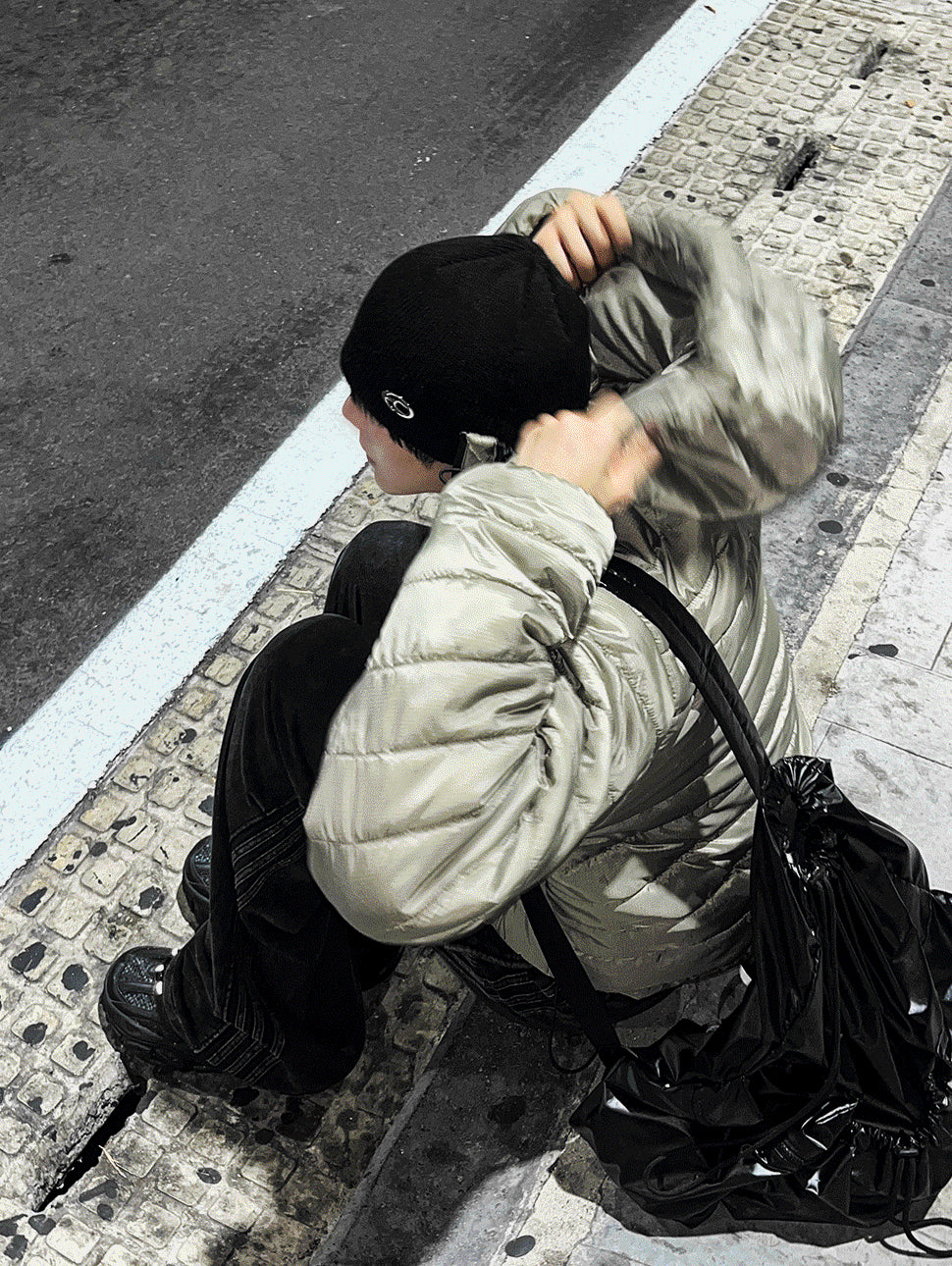 Tech Multi-Zipper Hooded Lightweight Padding