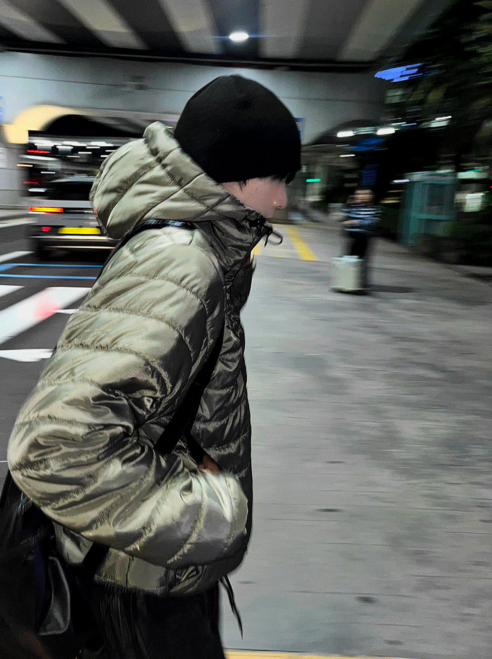 Tech Multi-Zipper Hooded Lightweight Padding