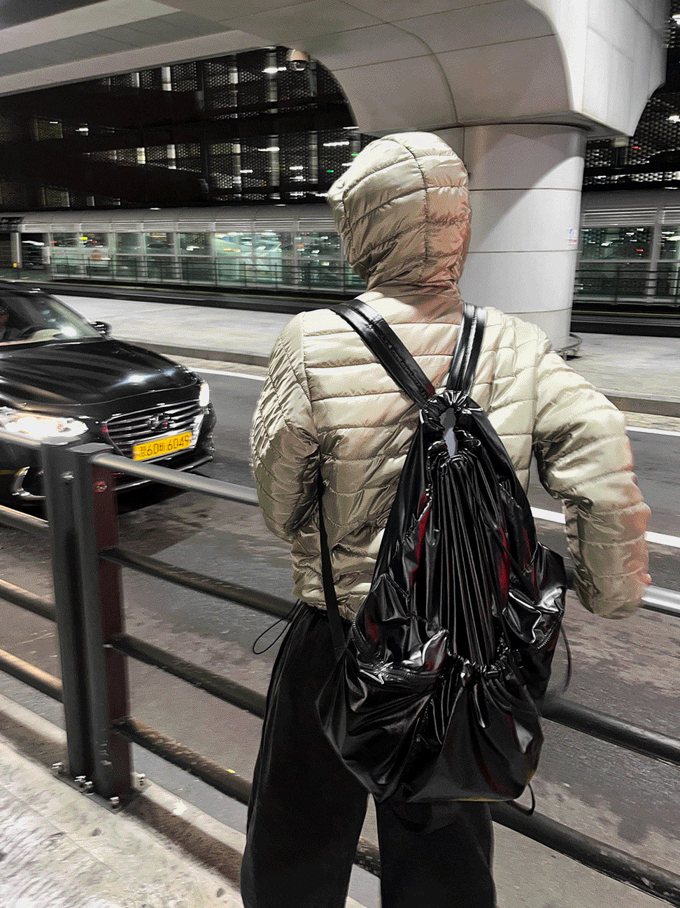 Tech Multi-Zipper Hooded Lightweight Padding