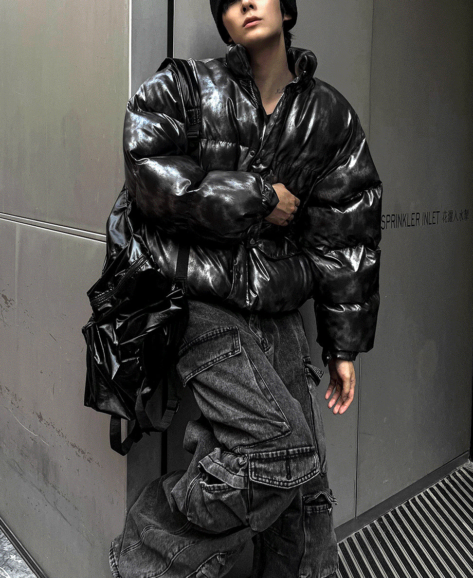 Dark Charcoal Metal Gray + Semi-Crop Banding Padding