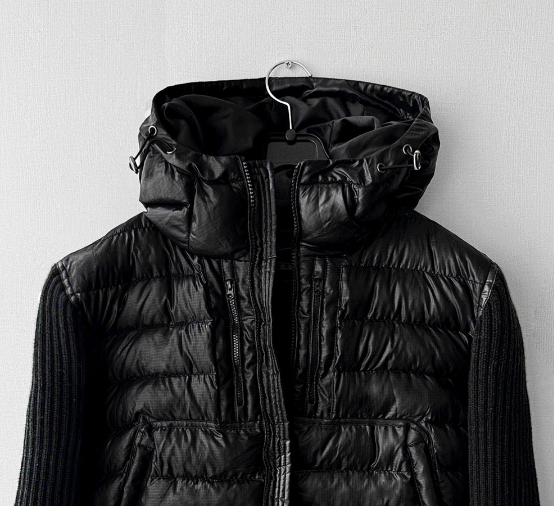 Romtel Dark Black Lightweight Padding + Black Knit