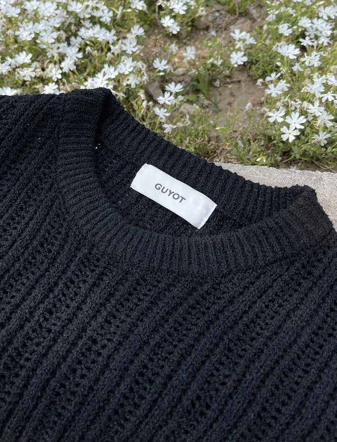 Fescale Boucle Round Short Sleeve Knit