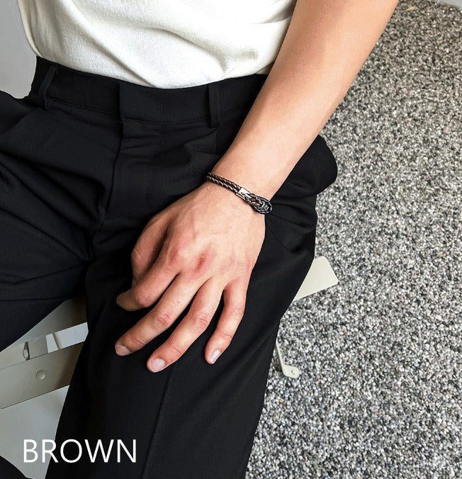 Twist Leather Bracelet