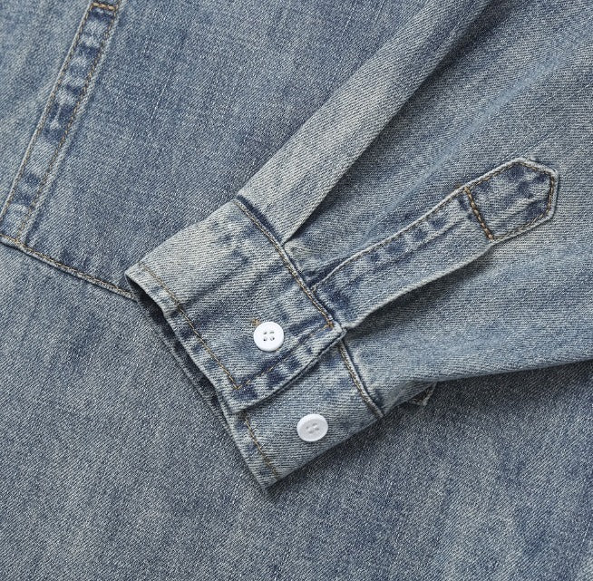 deep gradation denim shirts