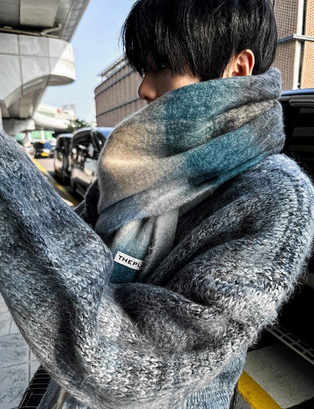 [COSYHARU公式]4FW New Barrel Check muffler 送料・関税込み 4FW New Barrel Check muffler – cosyharu