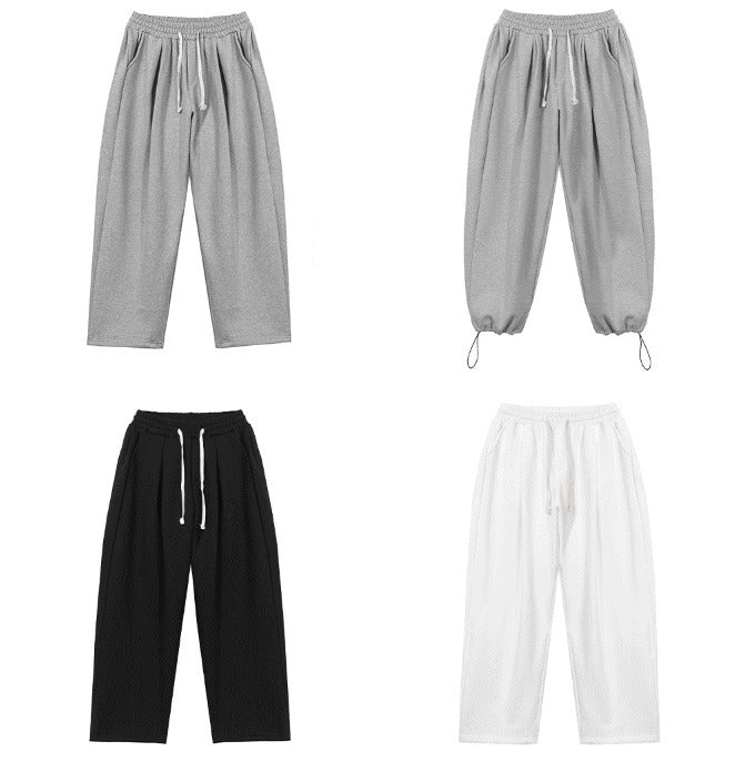 Deep pocktuck pants (both wide and jogger)