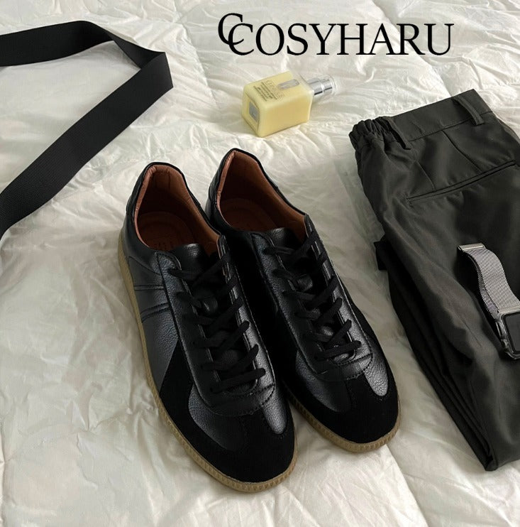 Black & Mocha simple Sneakers