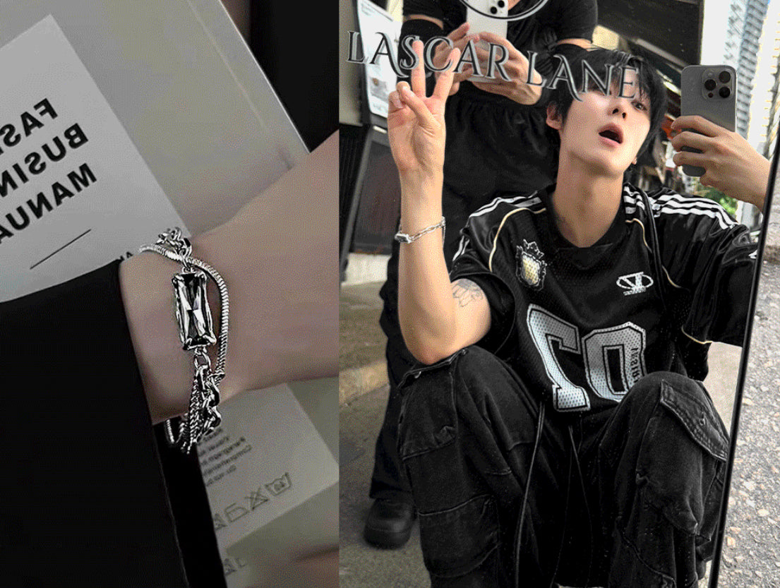 Layered Silver Bracelet