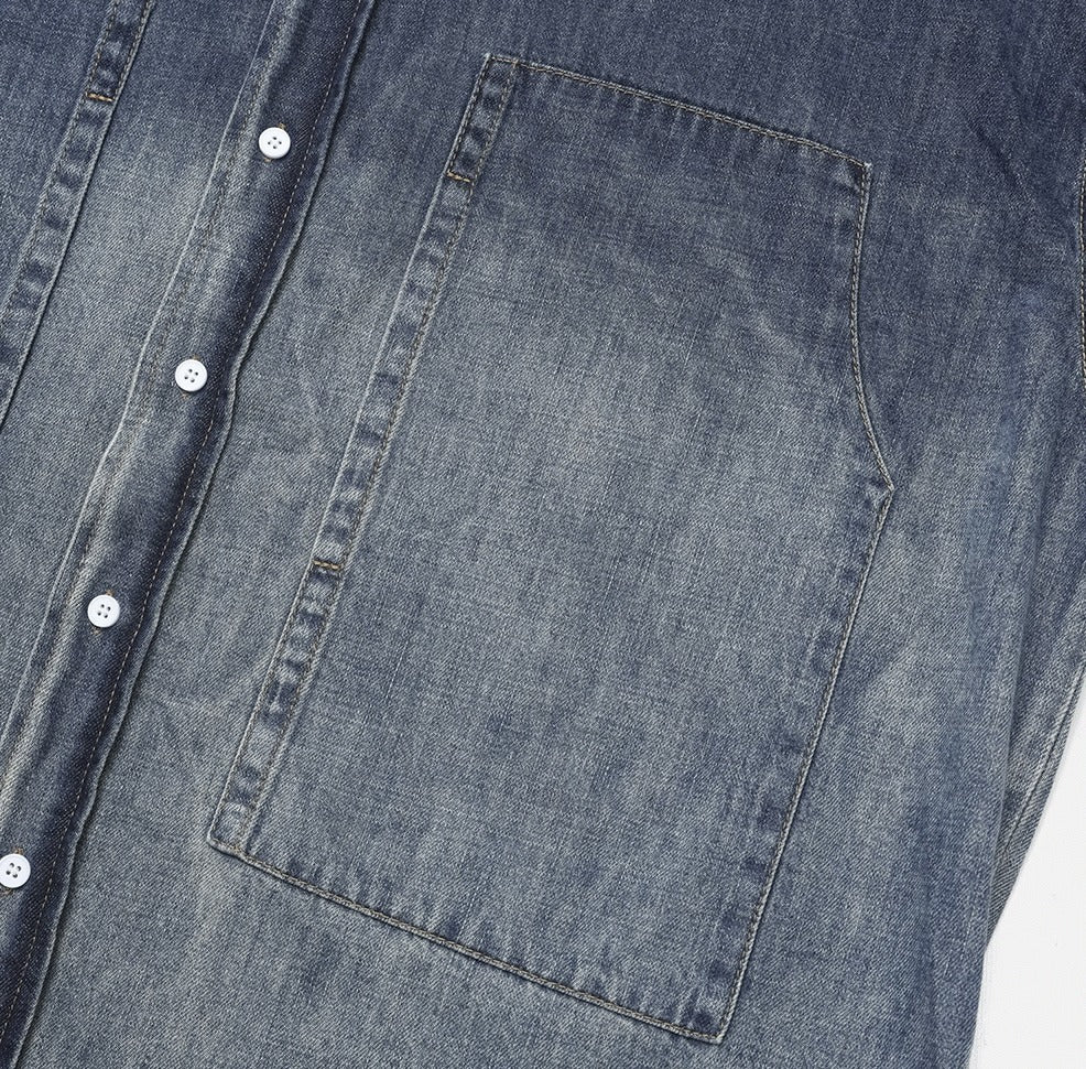 Deep Gradation Denim Shirt
