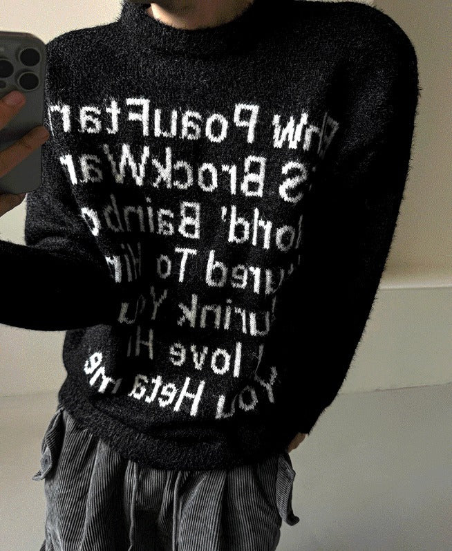 winter angora henry neck knitwear