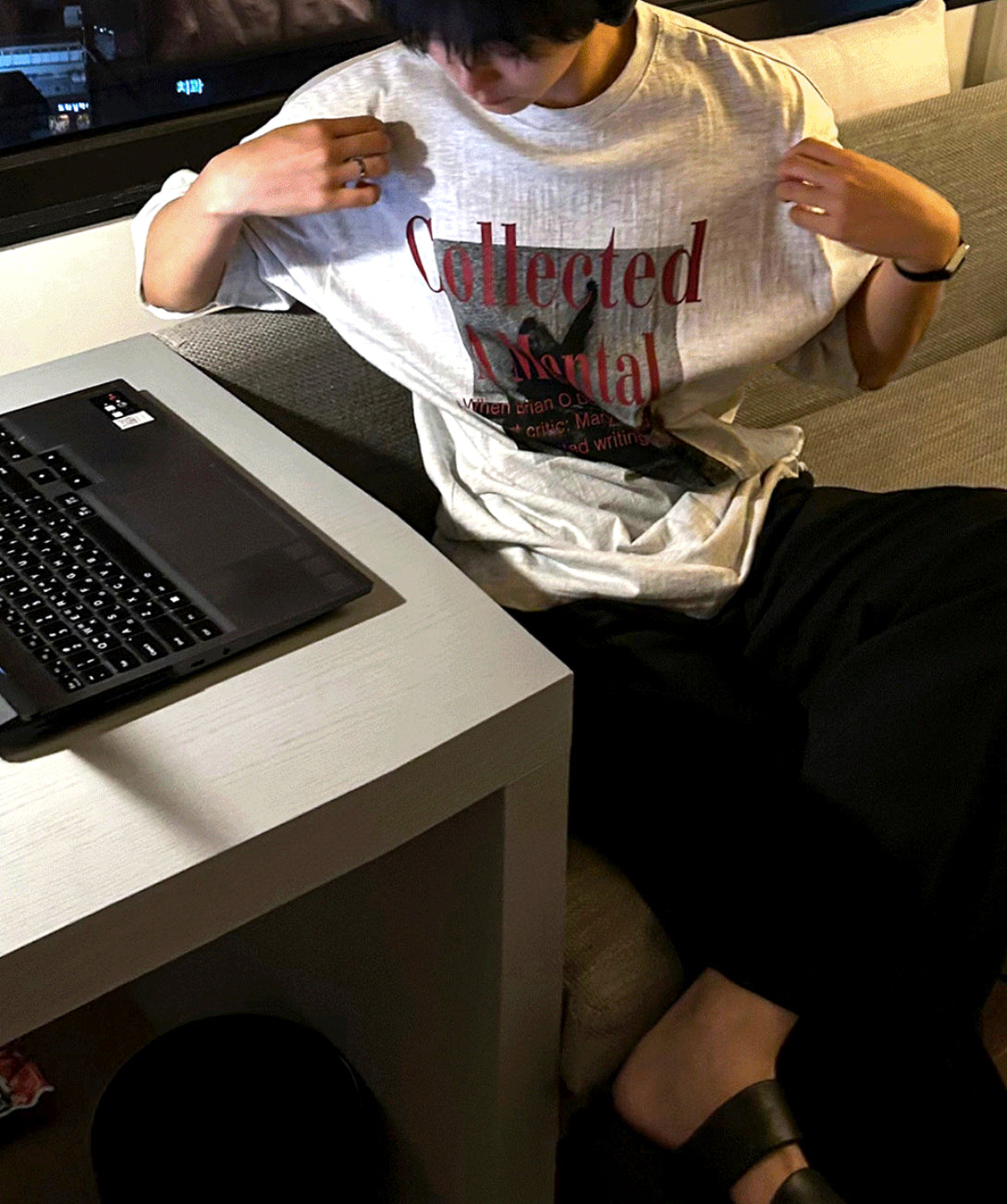 Mental Graphic Oversized T-shirt