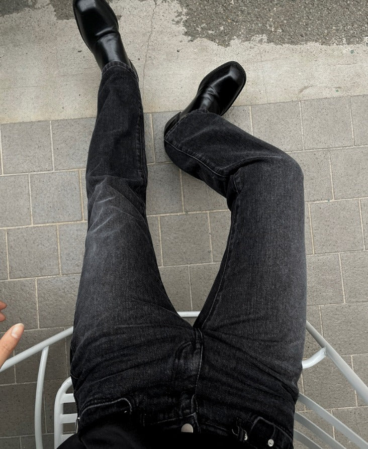 Straight Matte Black Denim
