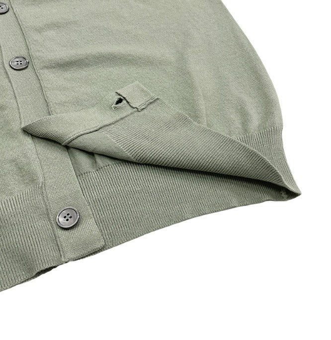 Ocean Cashmere V-neck Cardigan