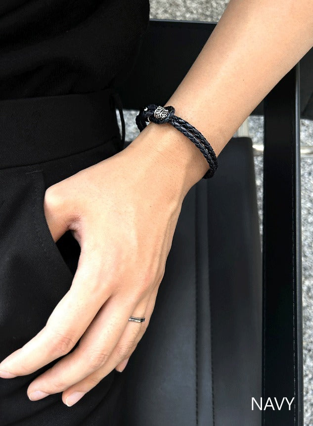 Twist Leather Bracelet