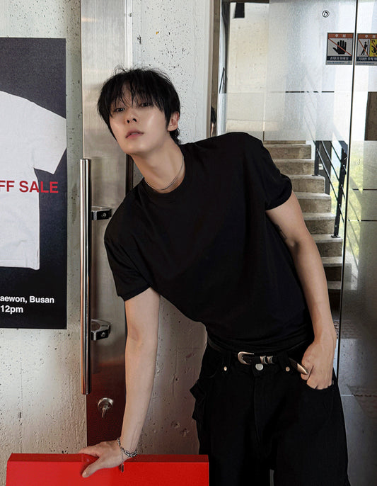 Muscle Fit Ringer T-Shirt 3色