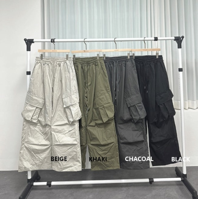 unbalance cargo balloon nylon pants