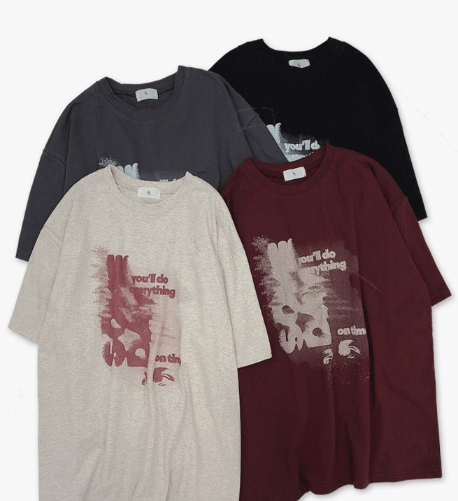 on-time short-sleeved T-shirt