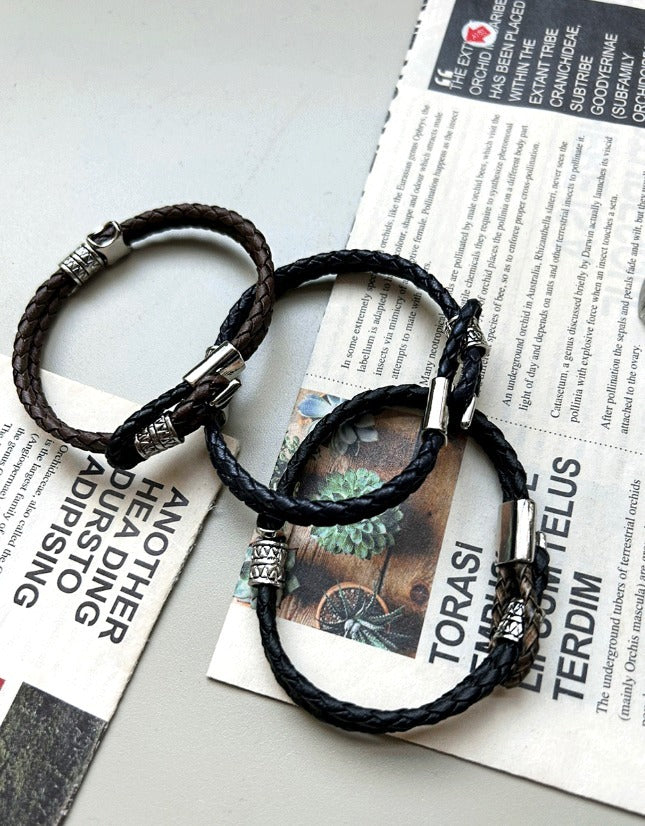 Twist Leather Bracelet
