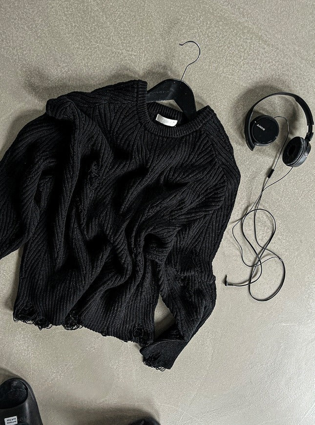 Stepping Cable Damage Knit