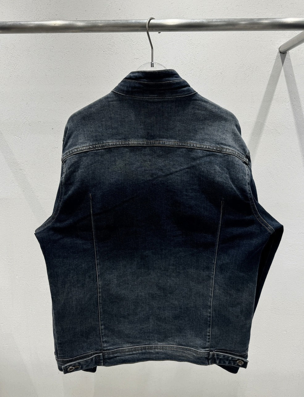 LaPett Vintage China Neck Denim Jacket