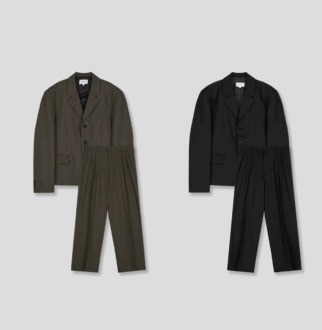 Stan Two-tuck Wide Slacks