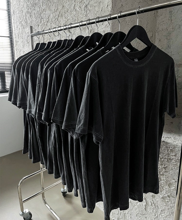 PREMIUM Pigment Charcoal Short Sleeve T-shirt