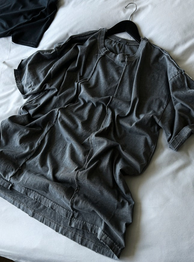 chatter unbalance cutting vintagepig short-sleeved T-shirt