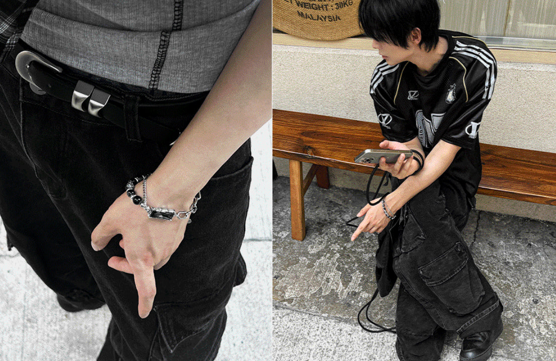 Layered Silver Bracelet