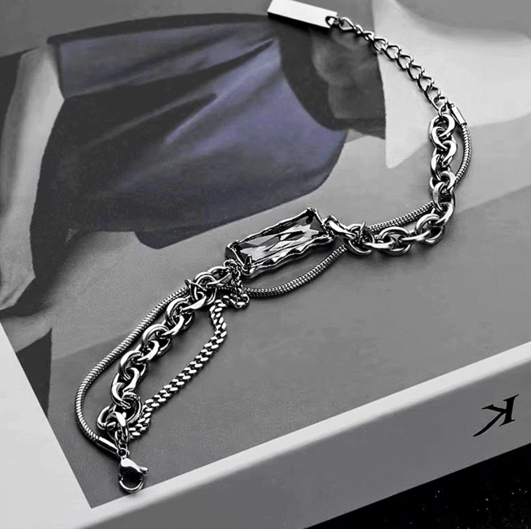 Layered Silver Bracelet