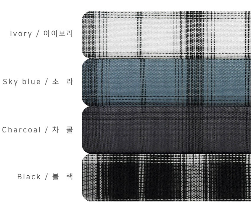 Thin Check Dark & Light Short-Sleeve Shirt