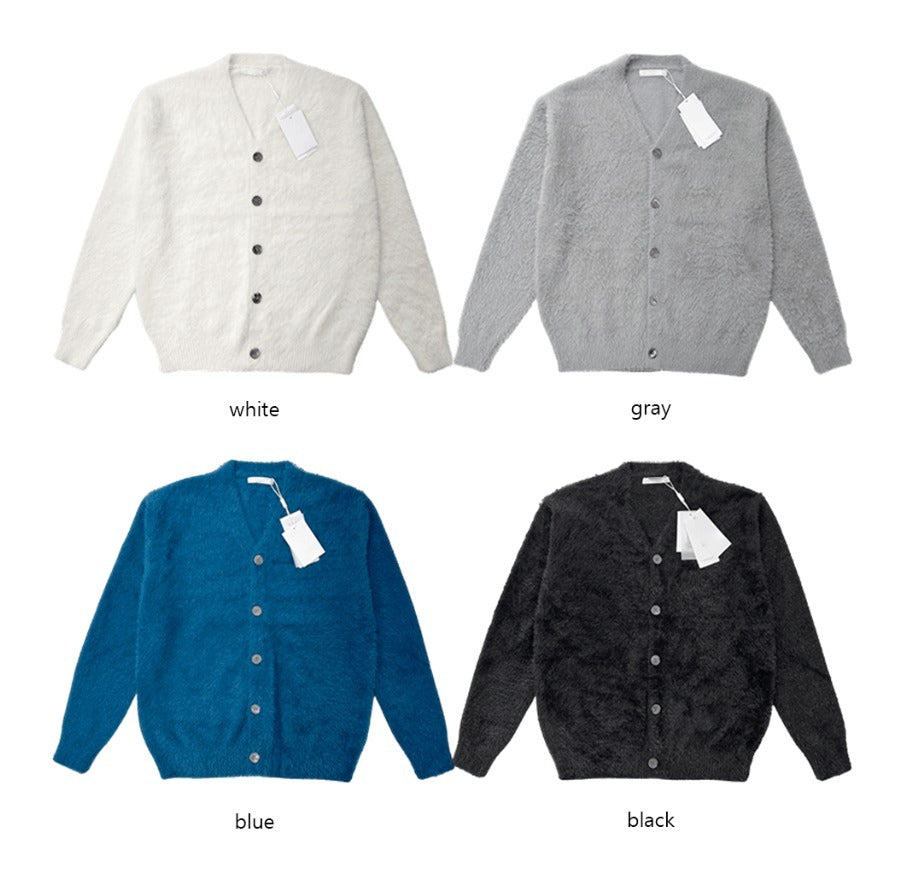 Museum Angora Semi-Over Cardigan