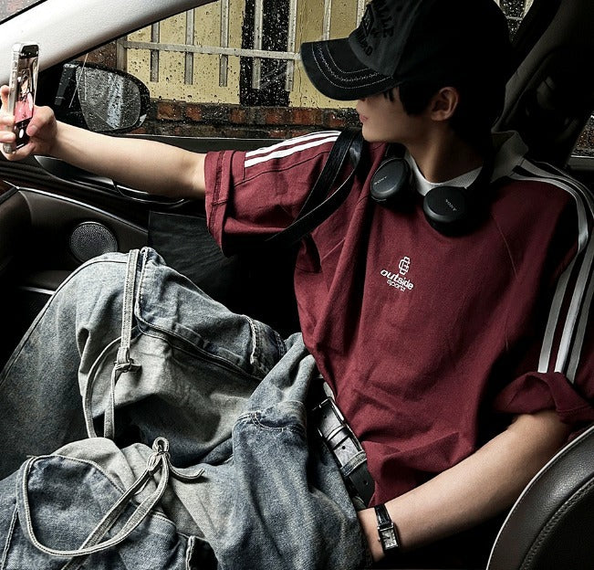 levante outside track short-sleeved T-shirt