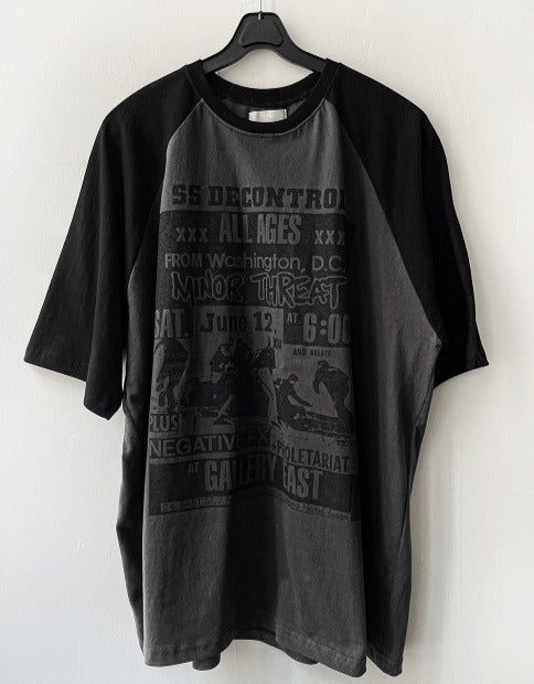 dwell control raglan short-sleeved T-shirt