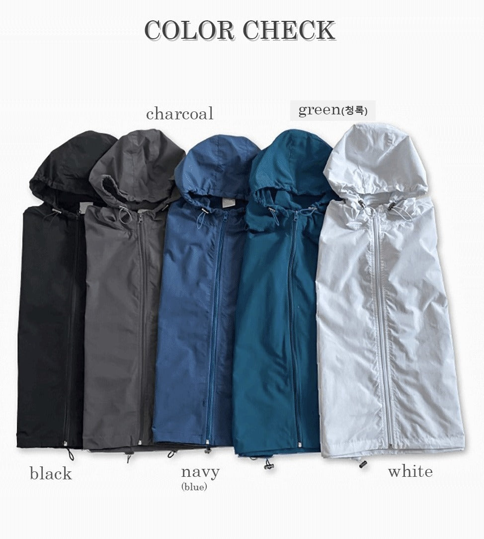 crop nylon hooded vest