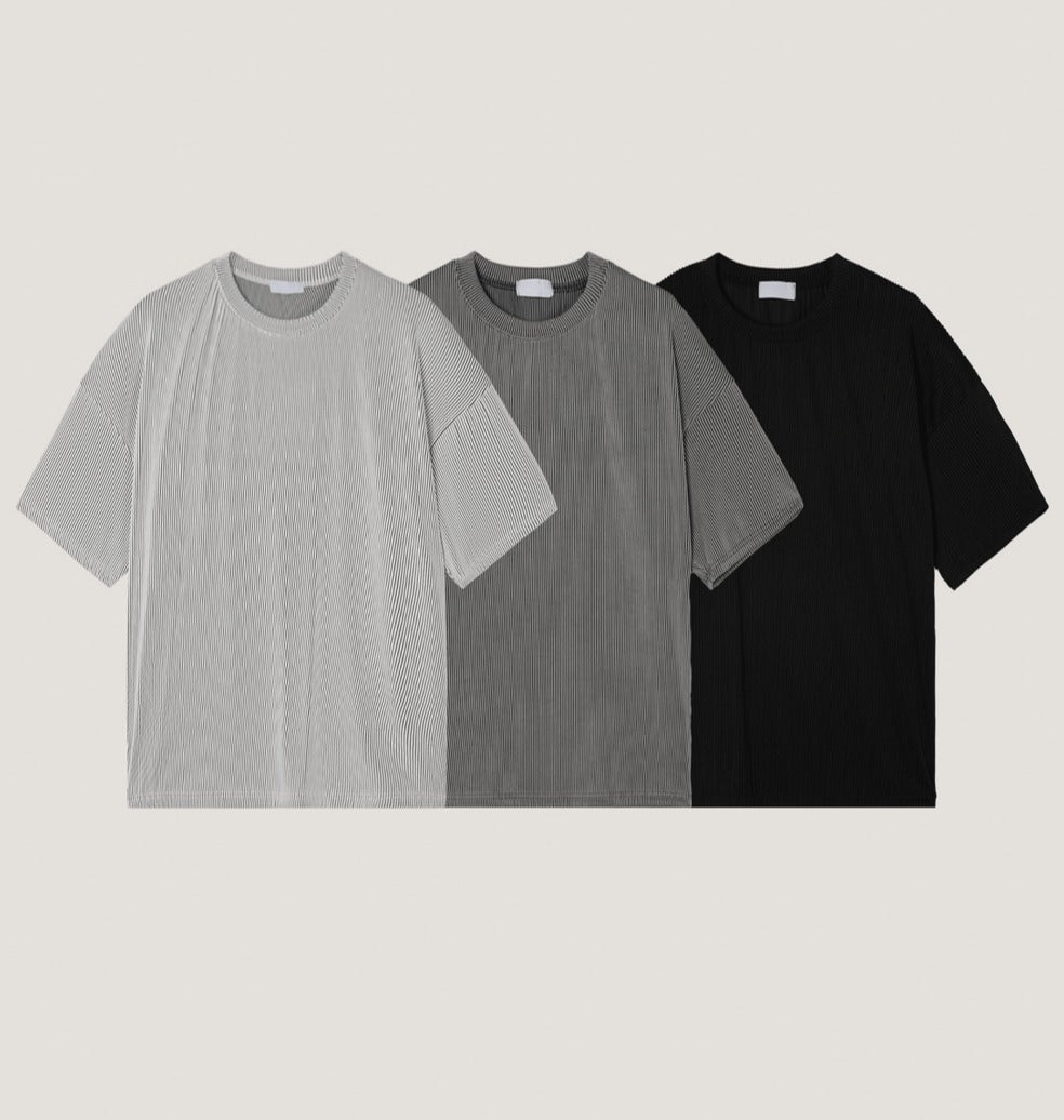 Pleate Over Fit Short Sleeve T-shirt