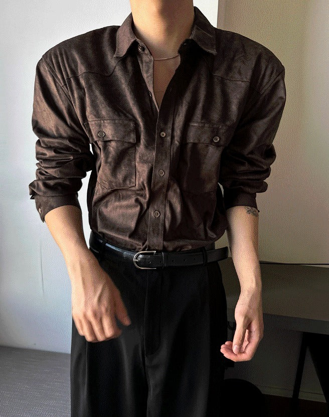 Looney Suede Western Shirt