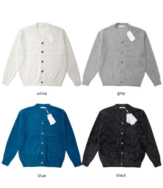 Museum Angora Semi-Over Cardigan