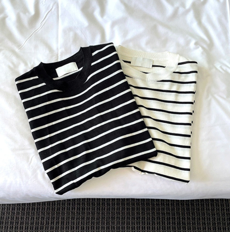 Ordinary Stripe Short Sleeve Tee