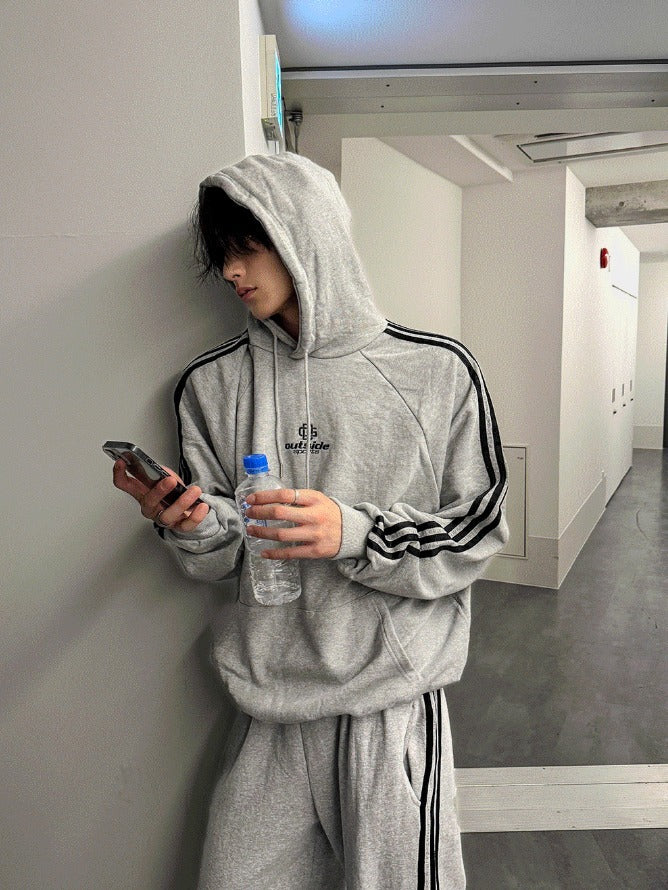 【COSYHARU】Outside Track Over Hoodie Outside track over hoodie – cosyharu