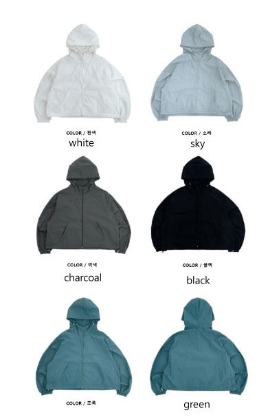 Arc-In-Crop windbreaker