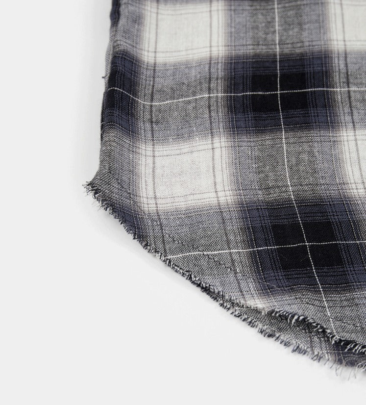 Cutting Detail Oversized Fit Shirt