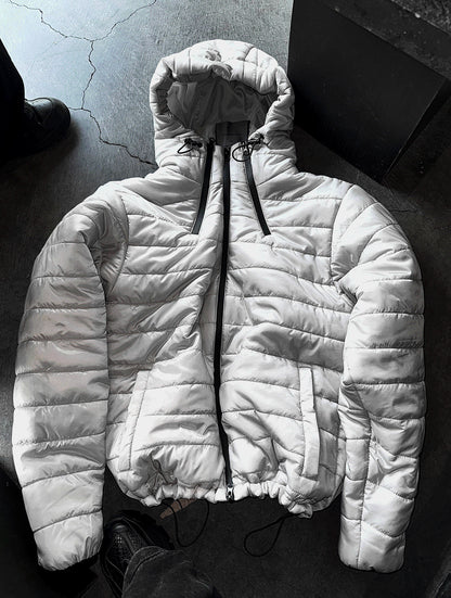 Tech Multi-Zipper Hooded Lightweight Padding