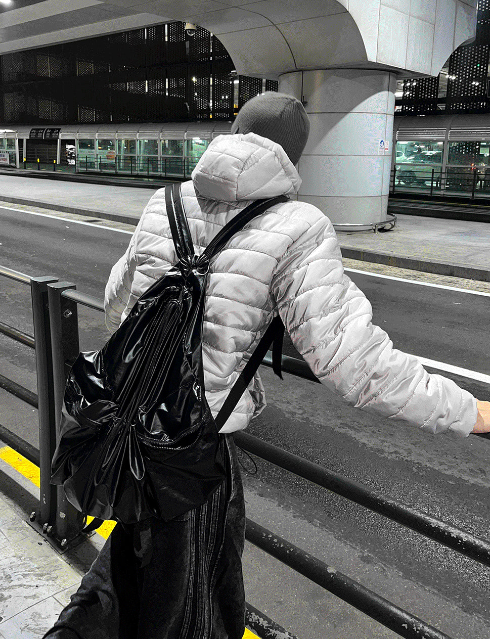 Tech Multi-Zipper Hooded Lightweight Padding