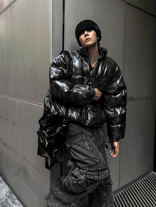 Dark Charcoal Metal Gray + Semi-Crop Banding Padding