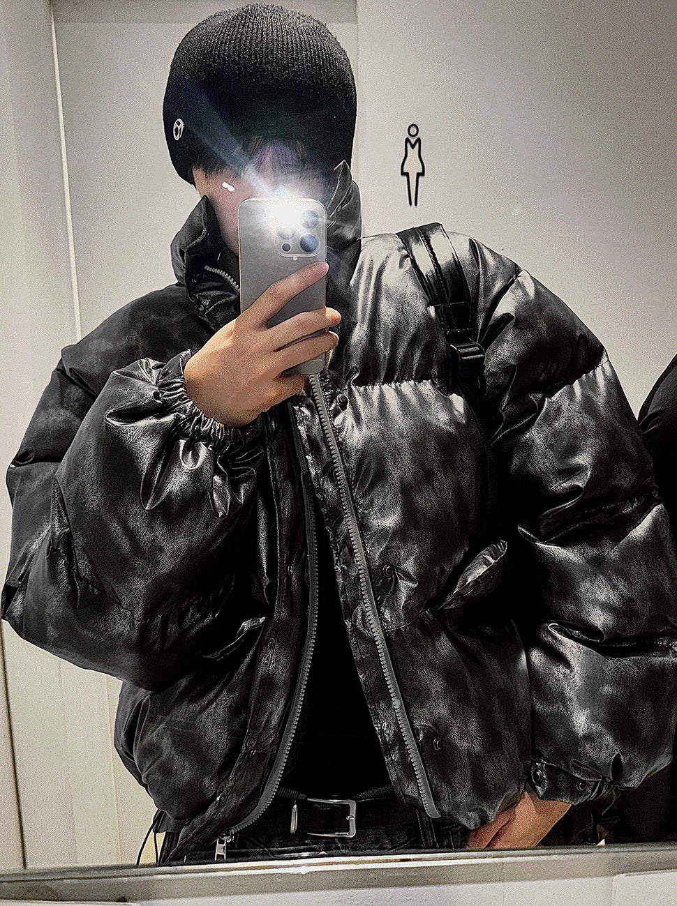 Dark Charcoal Metal Gray + Semi-Crop Banding Padding