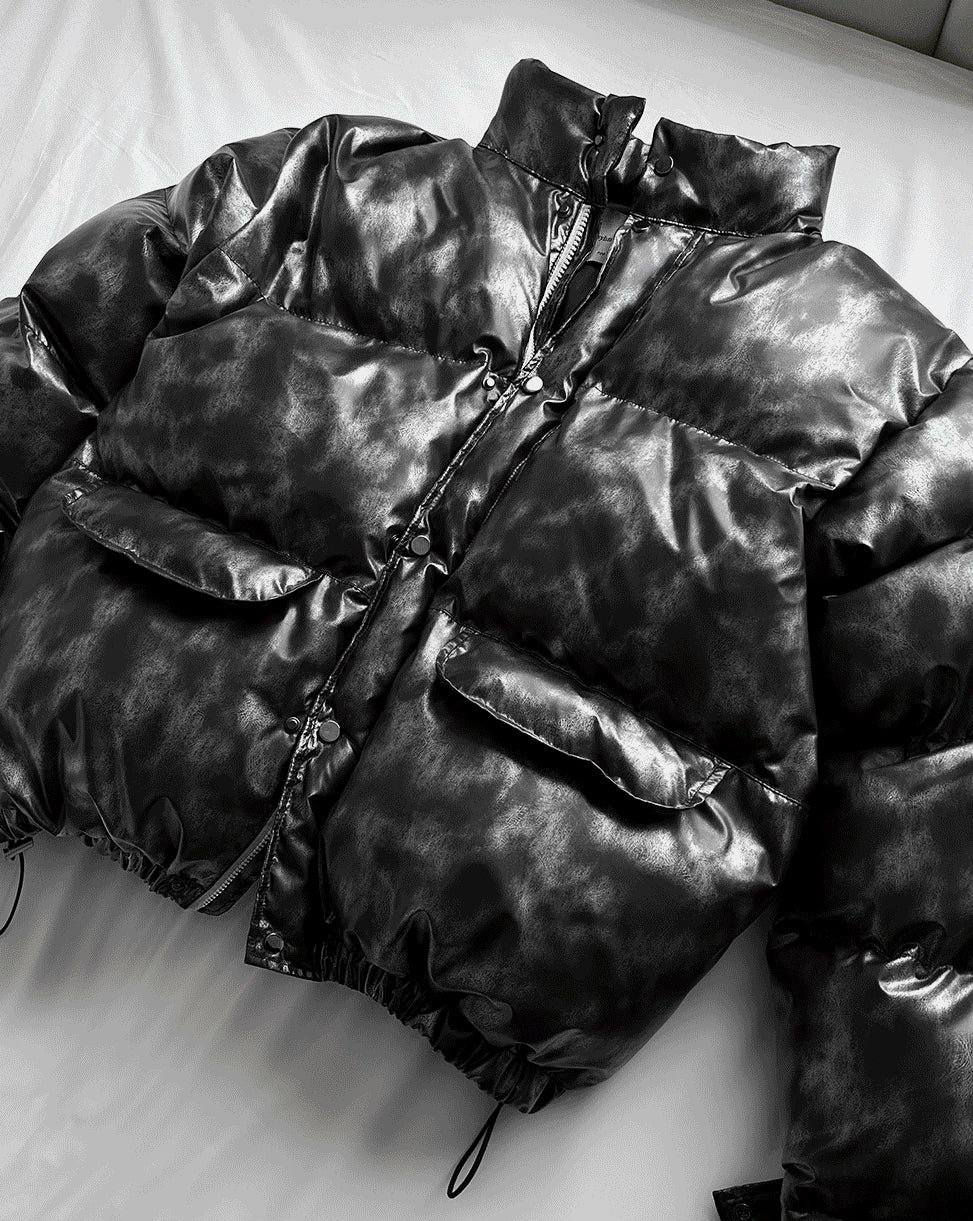 Dark Charcoal Metal Gray + Semi-Crop Banding Padding