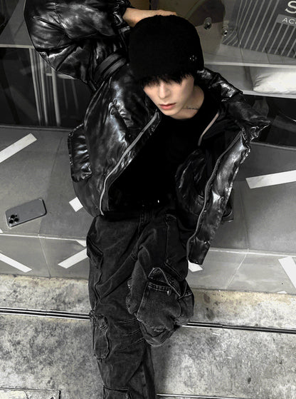 Dark Charcoal Metal Gray + Semi-Crop Banding Padding