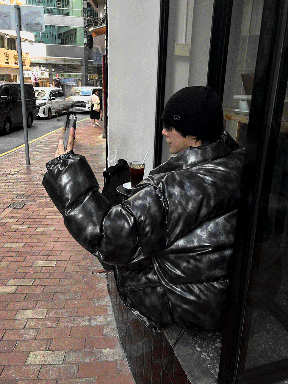 Dark Charcoal Metal Gray + Semi-Crop Banding Padding